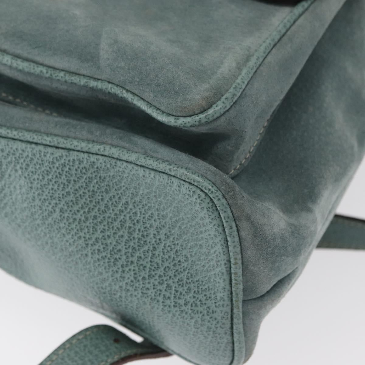 Gucci Vintage Bamboo Backpack Suede