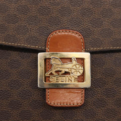 Celine Macadam Shoulder Bag PVC Leather