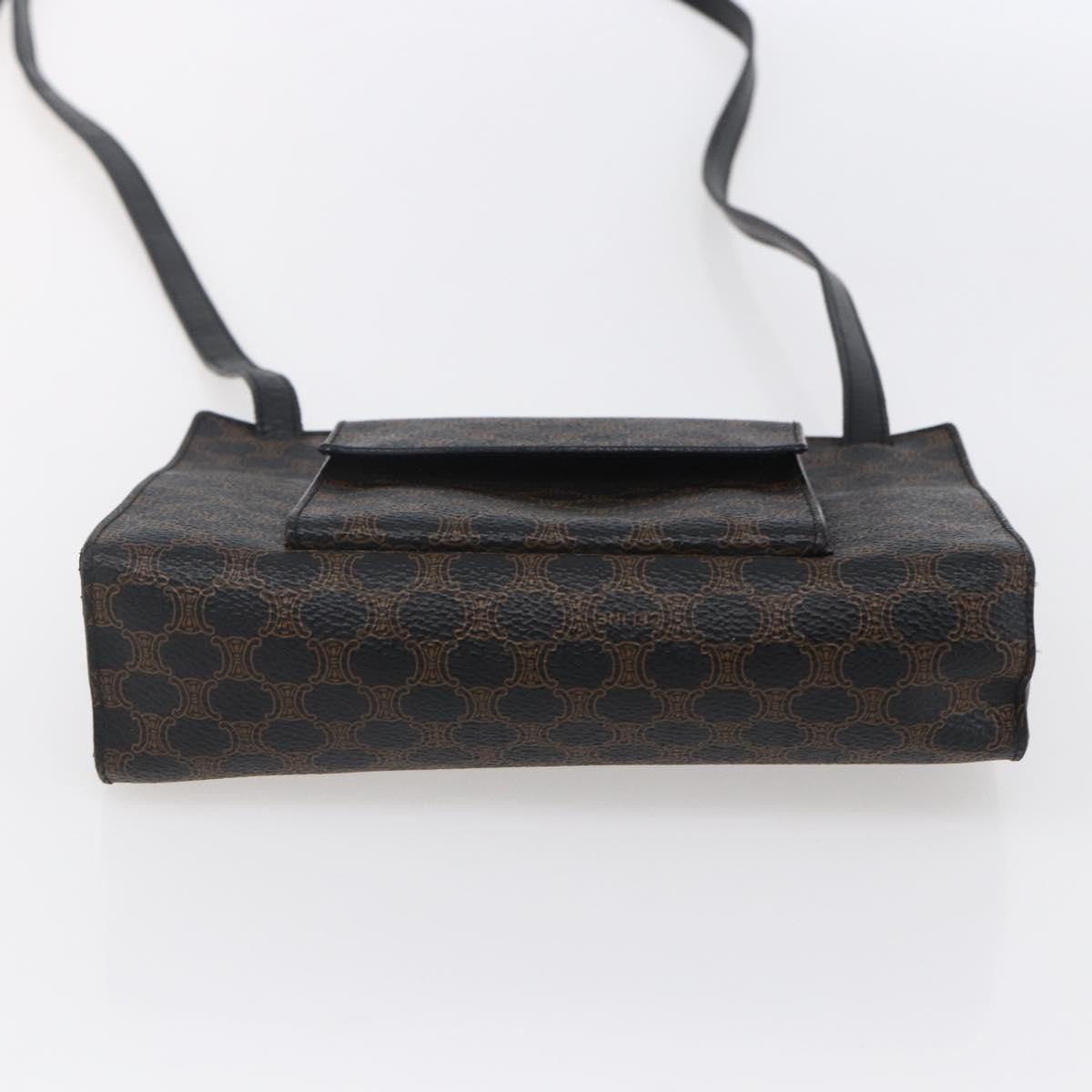 Celine Vintage Macadam Shoulder Bag Canvas