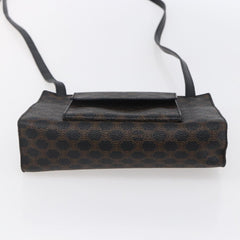 Celine Vintage Macadam Shoulder Bag Canvas