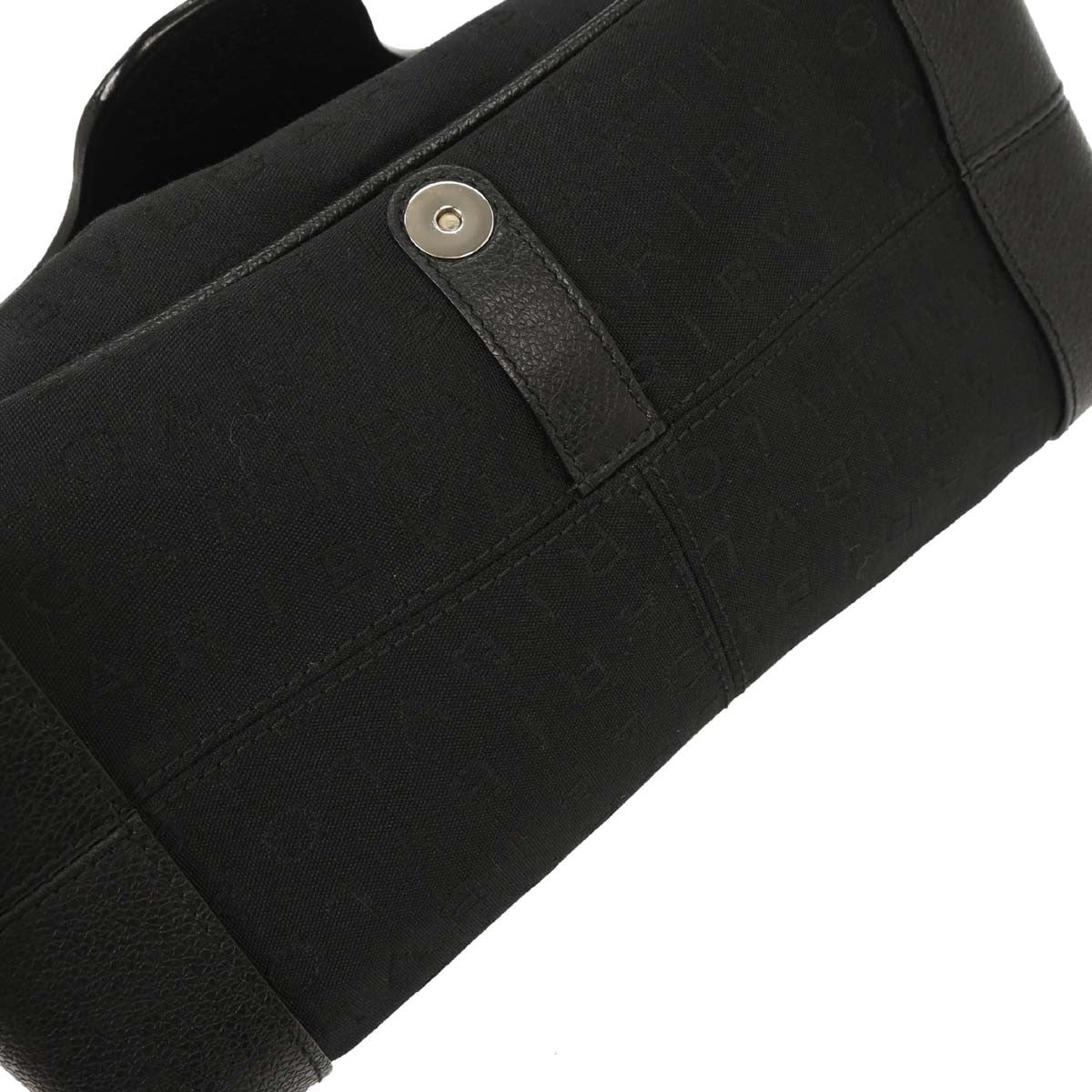 Bvlgari Logomania Shoulder Bag Canvas with Leather