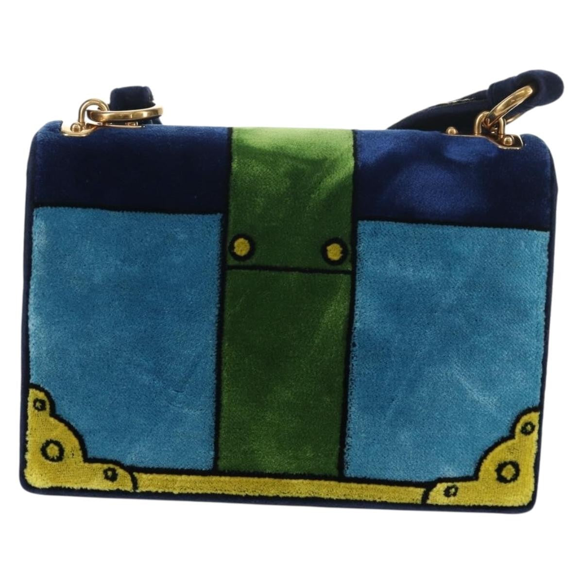 Prada Cahier Crossbody Bag Printed Velvet
