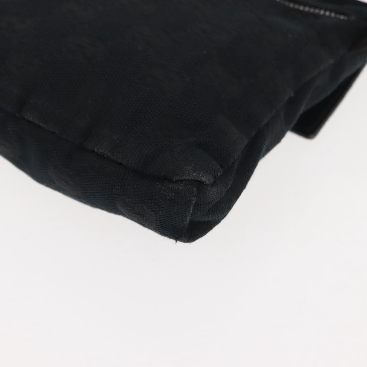 Gucci Vintage Double Belt Bag GG Canvas with Leather