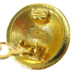 Chanel CC Round Earrings Metal