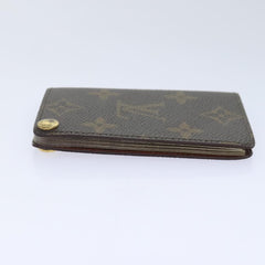 Louis Vuitton Porte Cartes Pression Card Case Monogram Canvas