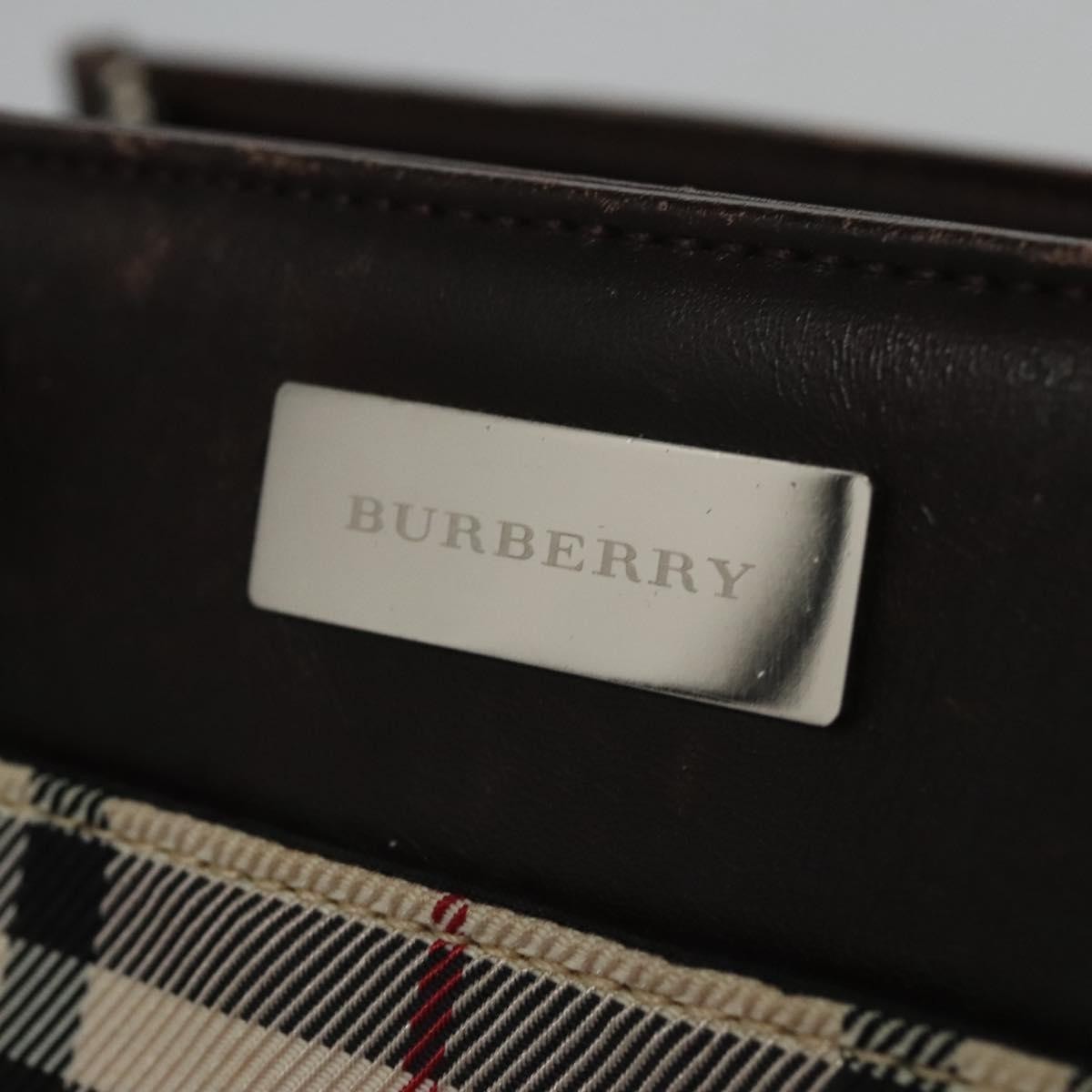 Burberry Nova Check Tote Canvas and Leather