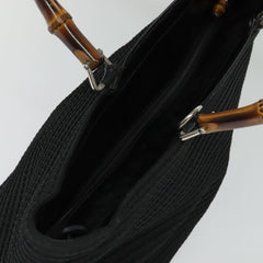 Gucci Vintage Bamboo Handle Bag Canvas