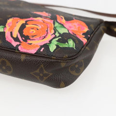 Louis Vuitton Pochette Accessoires Limited Edition Monogram Roses