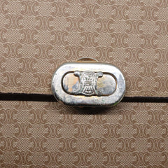 Celine Vintage Macadam Shoulder Bag Canvas