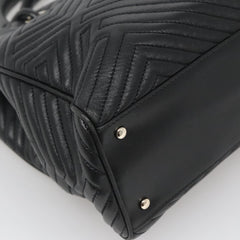 Bally Vintage Handbag Quilted Leather