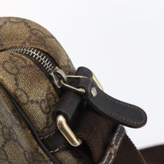 Gucci Front Zip Messenger GG Coated Canvas