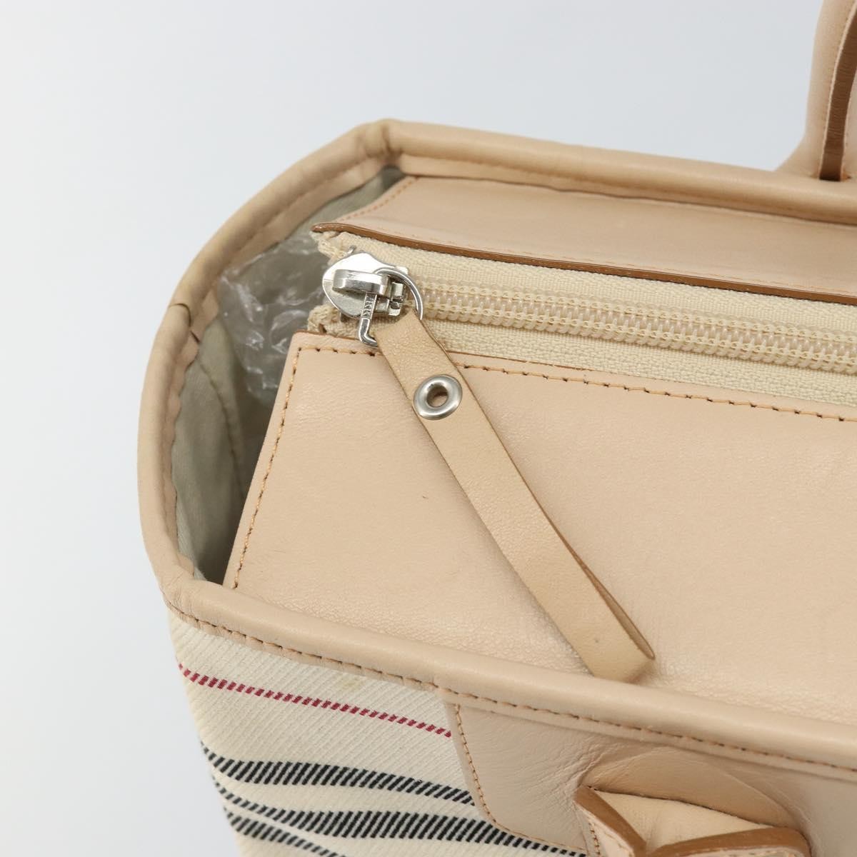 Burberry Nova Check Tote Canvas and Leather