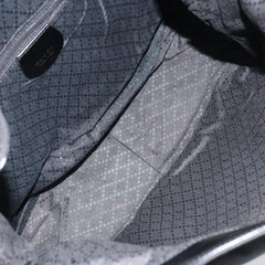 Gucci Vintage Bamboo Handle Open Hobo Nylon