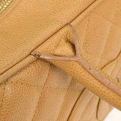 Chanel Timeless CC Bowler Bag Quilted Caviar