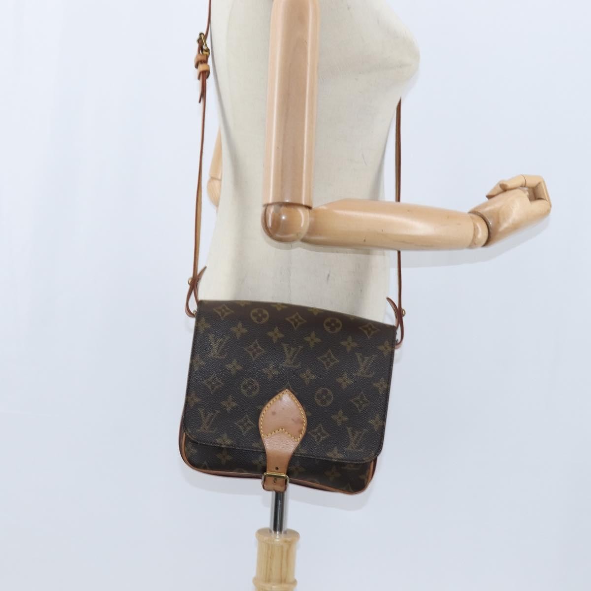Louis Vuitton Cartouchiere Handbag Monogram Canvas