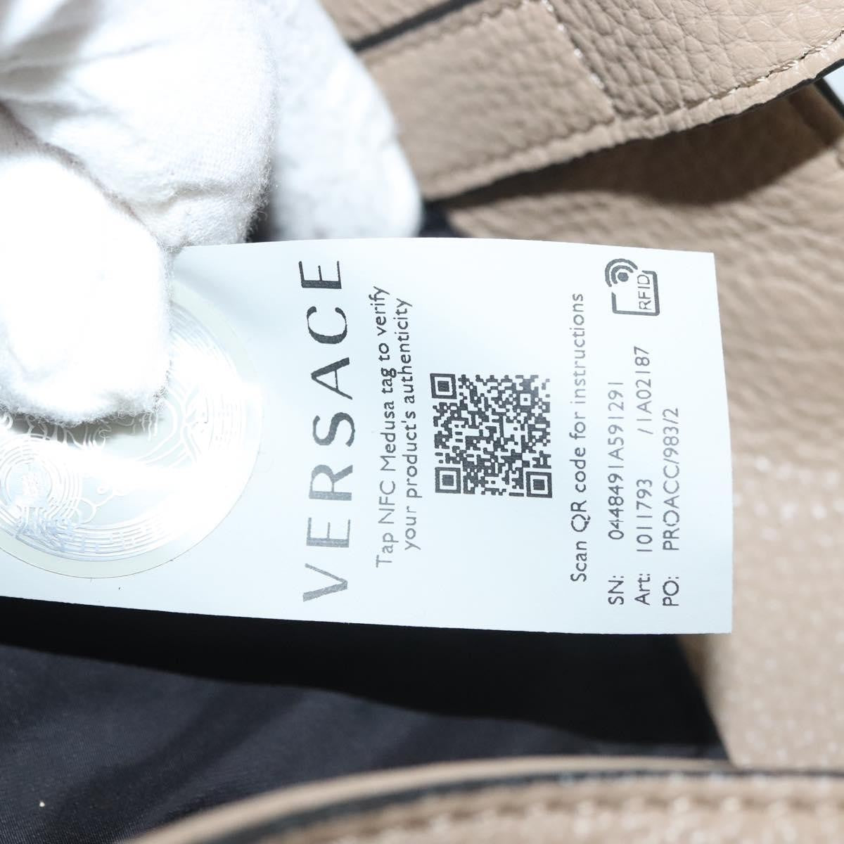 Versace La Medusa Tote Embossed Canvas