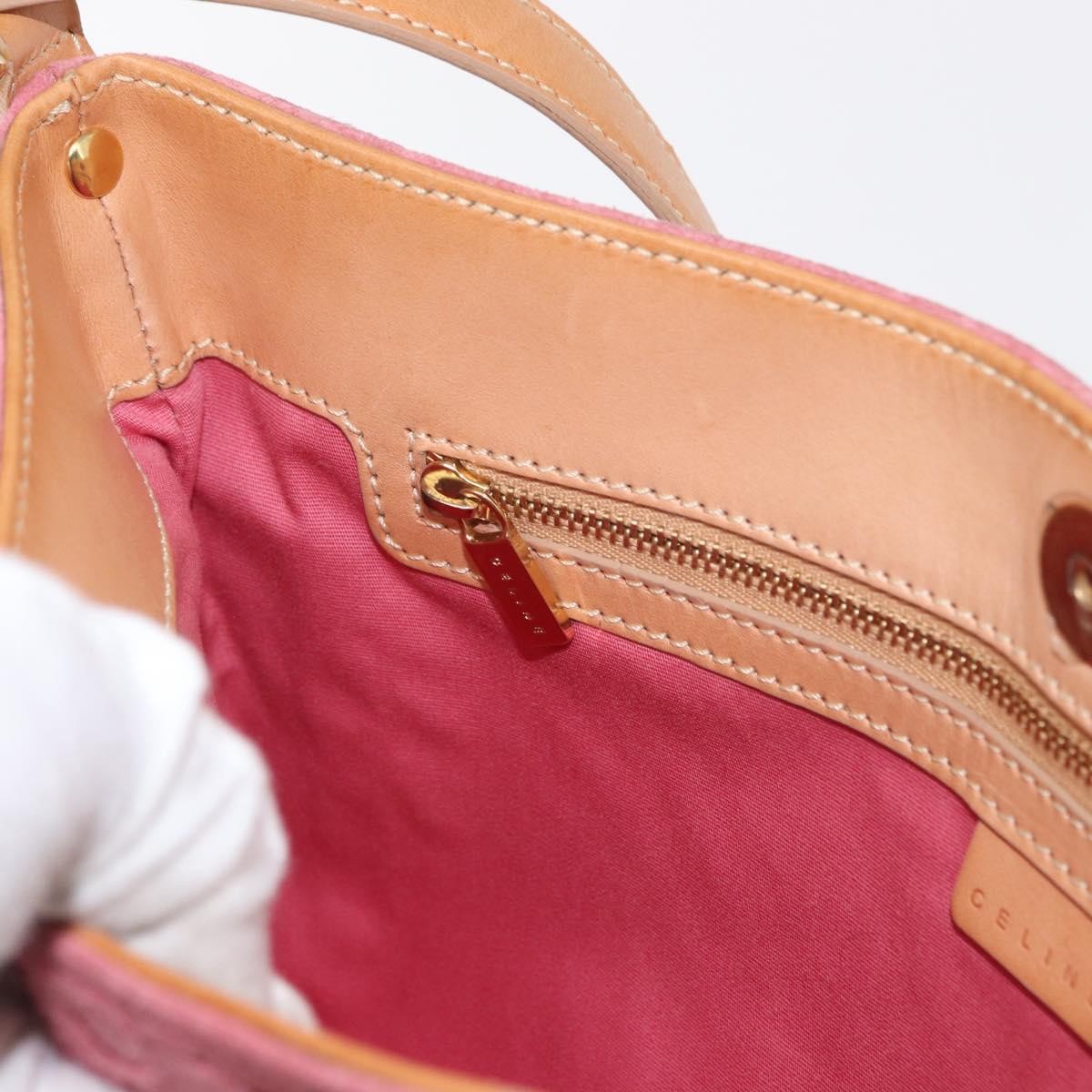 Celine C Macadam Shoulder bag Suede