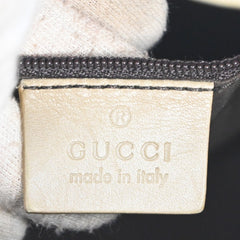 Gucci Vintage Bamboo Handle Open Hobo Leather