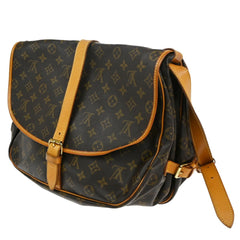 Louis Vuitton Saumur Handbag Monogram Canvas