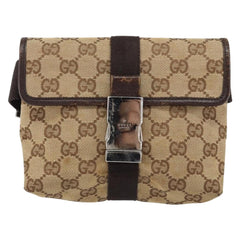 Gucci Buckle Belt Bag GG Canvas