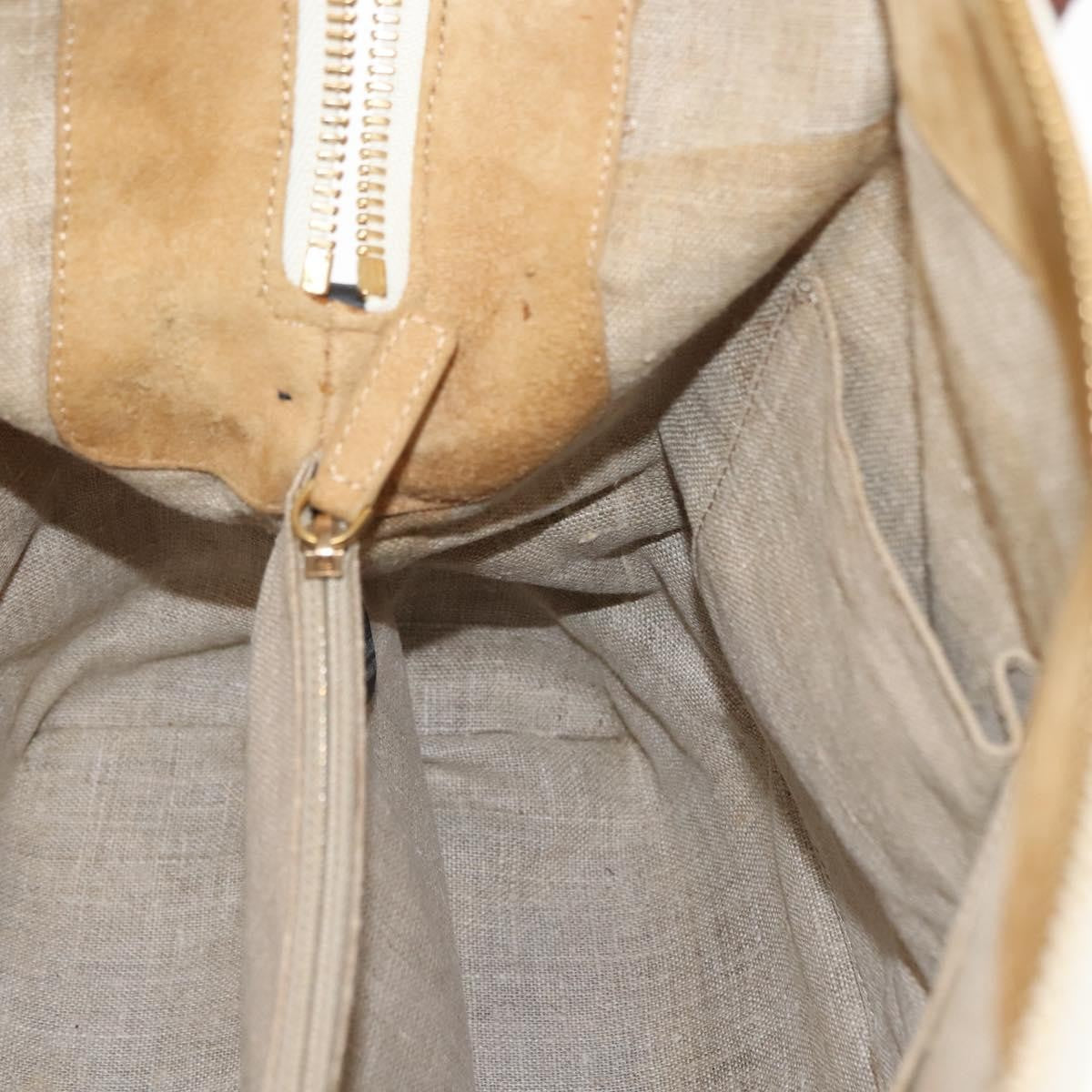 Fendi Pequin 2Bag Canvas and Leather