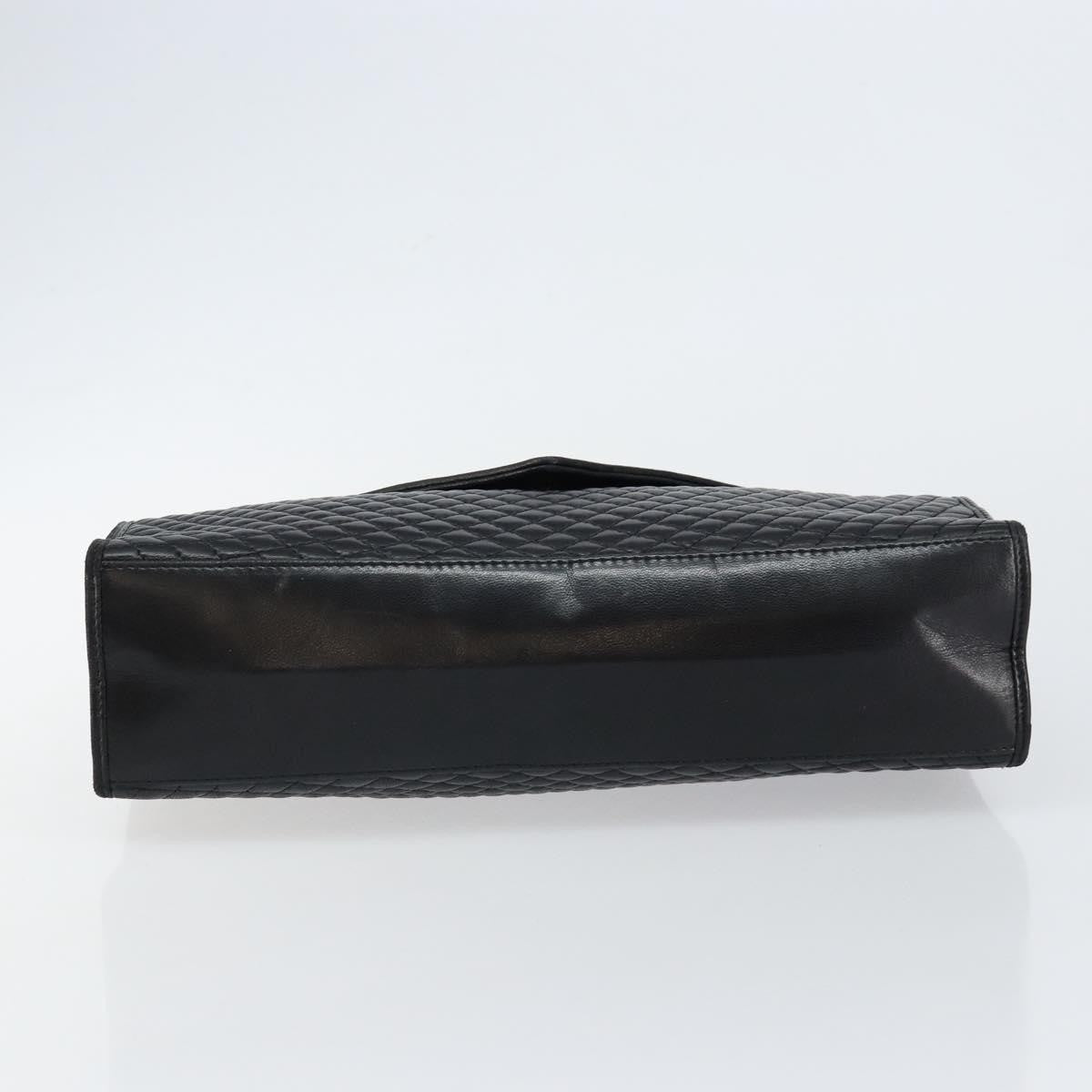 Bally Vintage Flap Handbag Quilted Leather