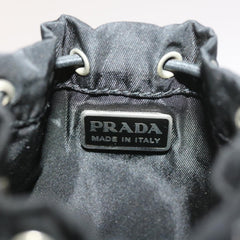 Prada Drawstring Crossbody Pouch Tessuto