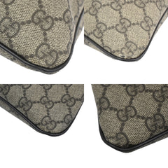 Gucci Zip Top Messenger Bag GG Coated Canvas