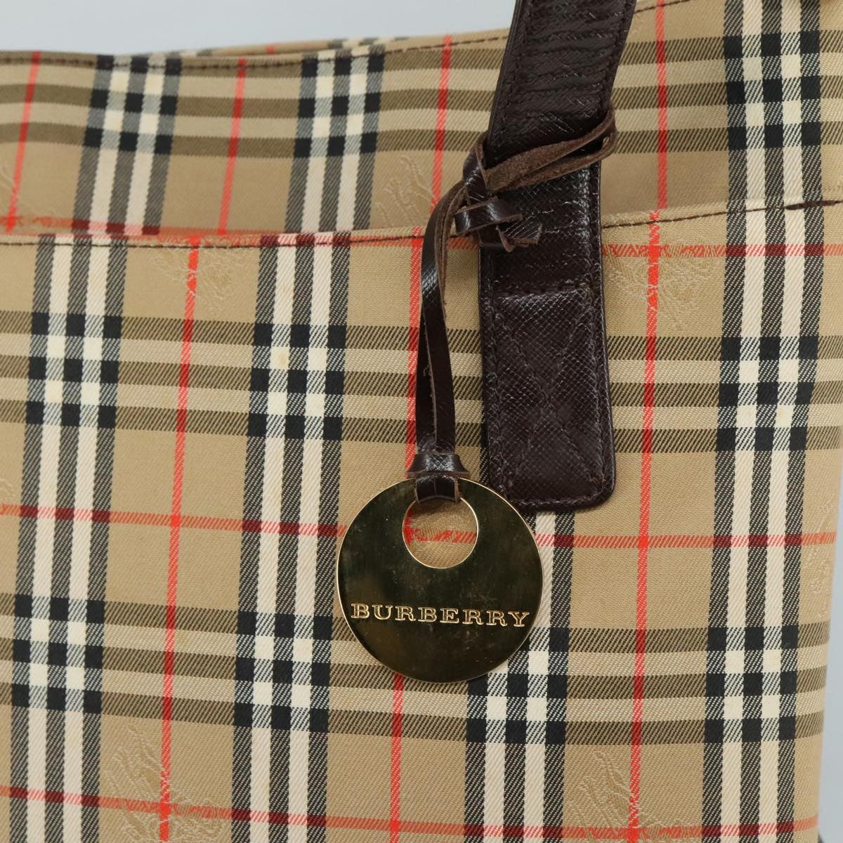 Burberry Nova check Shoulder bag Canvas and Leather