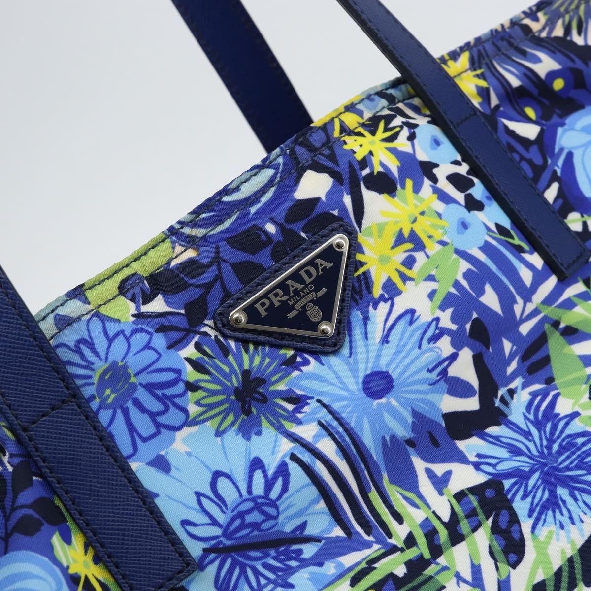 Prada Floreal Tote Printed Tessuto