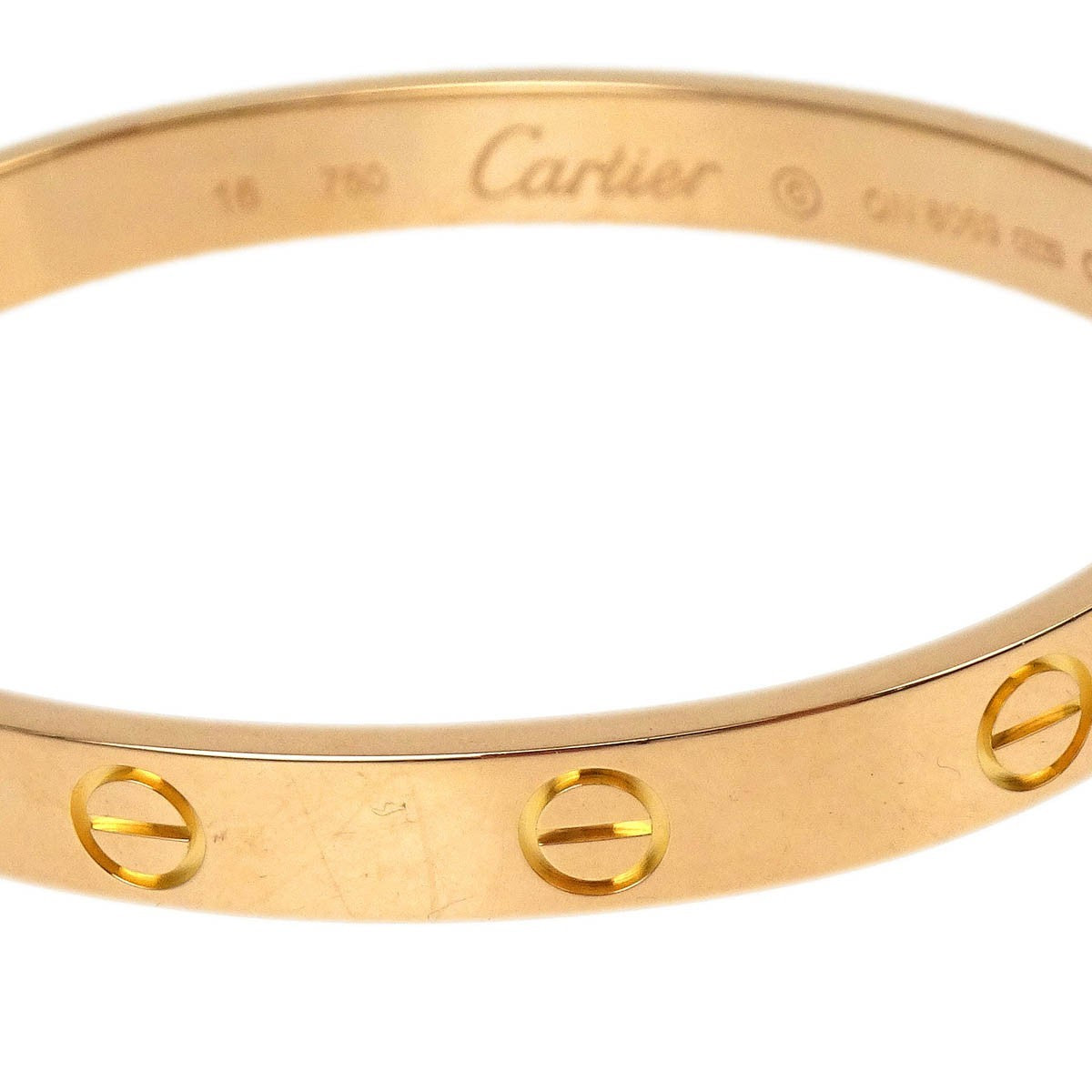 Cartier Love Bracelet Brushed 18K Rose Gold
