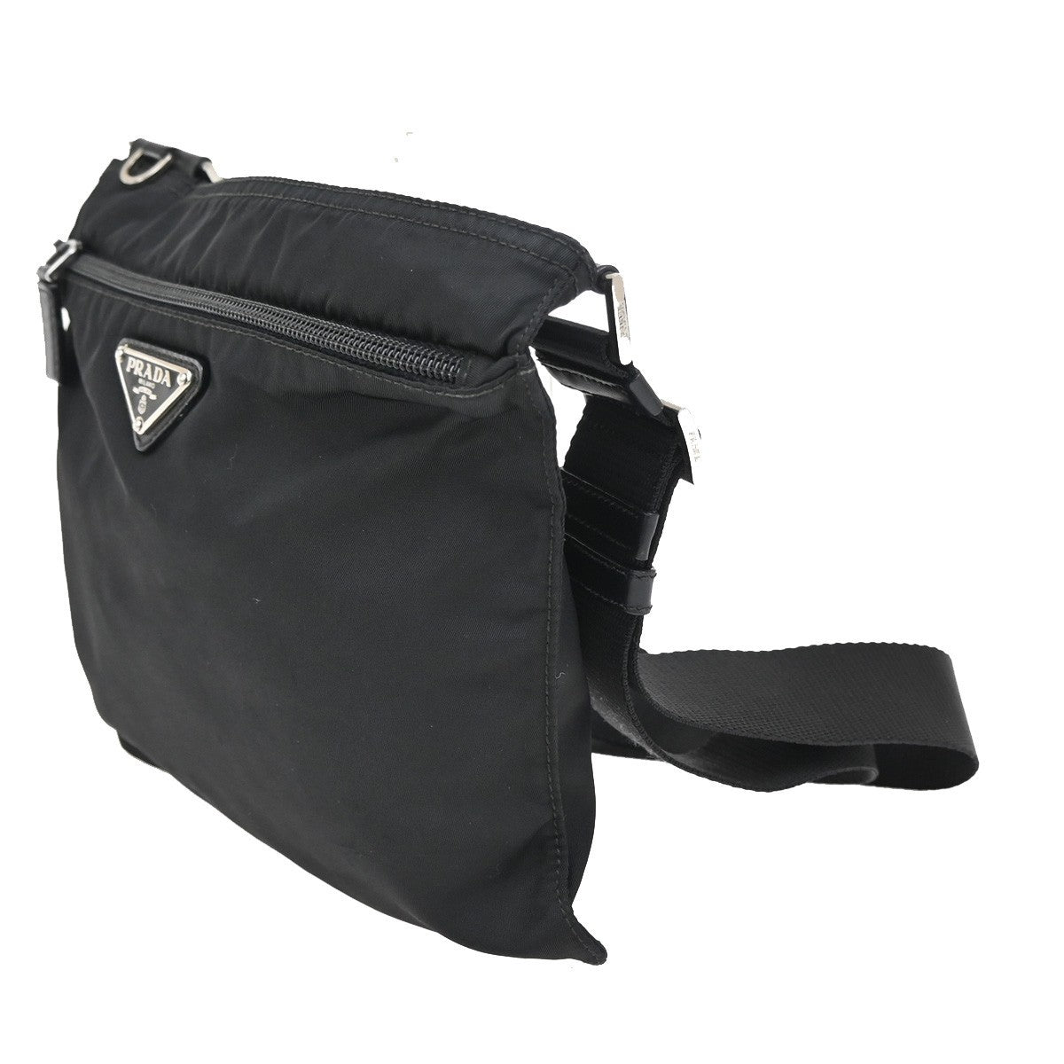 Prada Flat Messenger Bag Tessuto