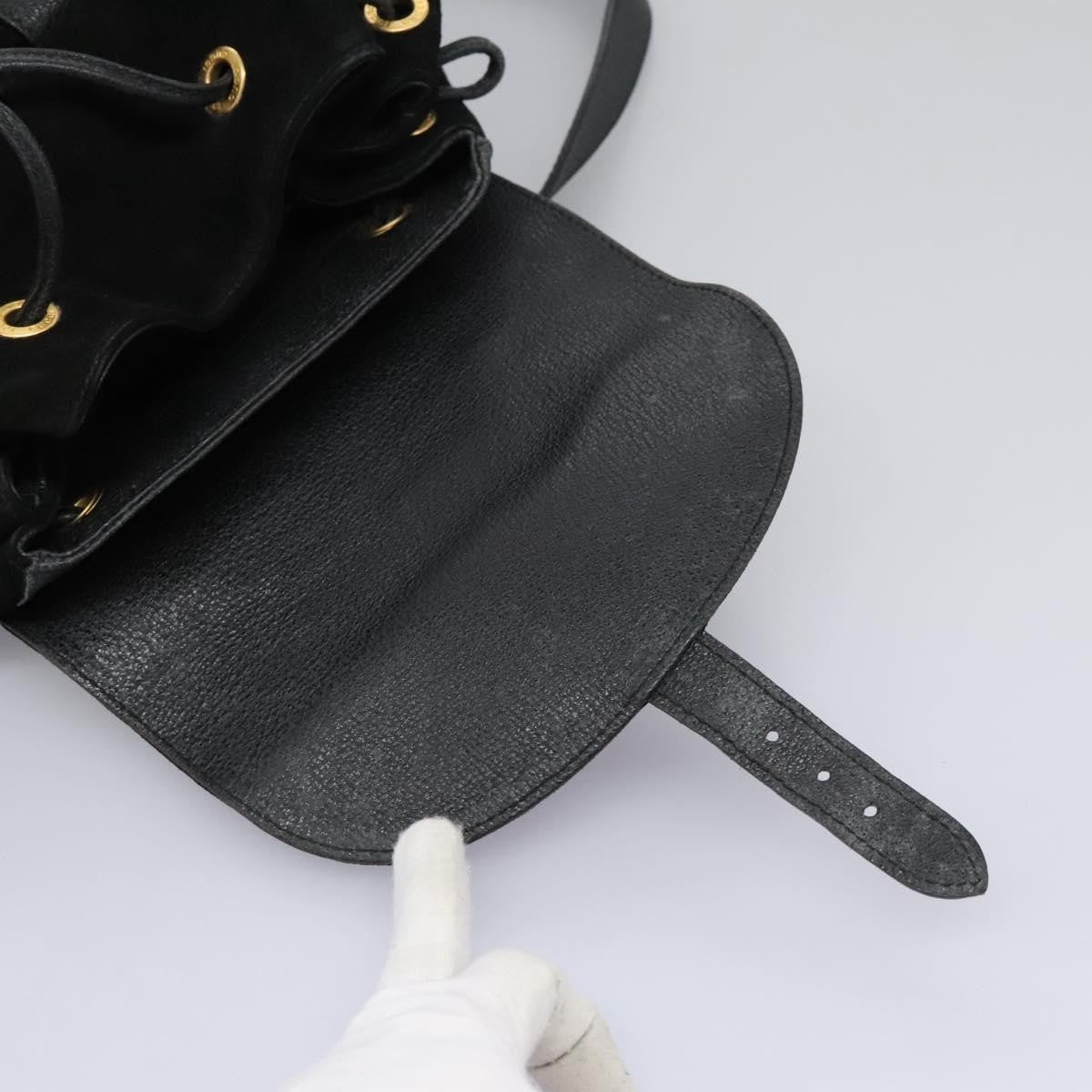 Gucci Vintage Bamboo Backpack Suede