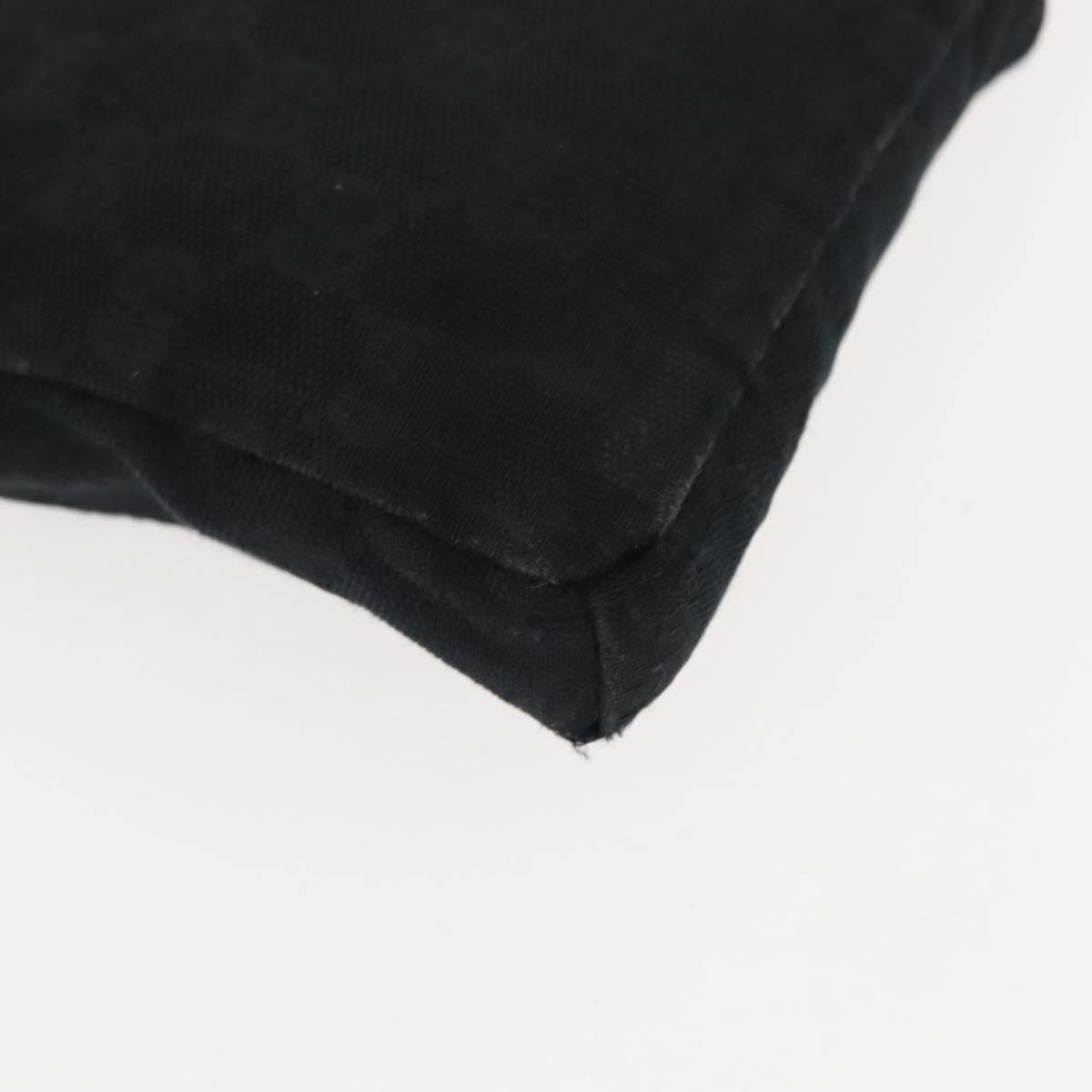 Gucci Vintage Double Belt Bag GG Canvas with Leather