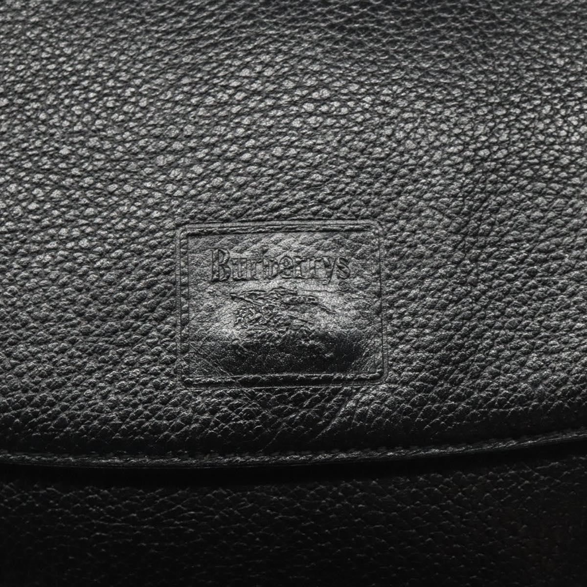 Burberry Flap Shoulder Bag Leather