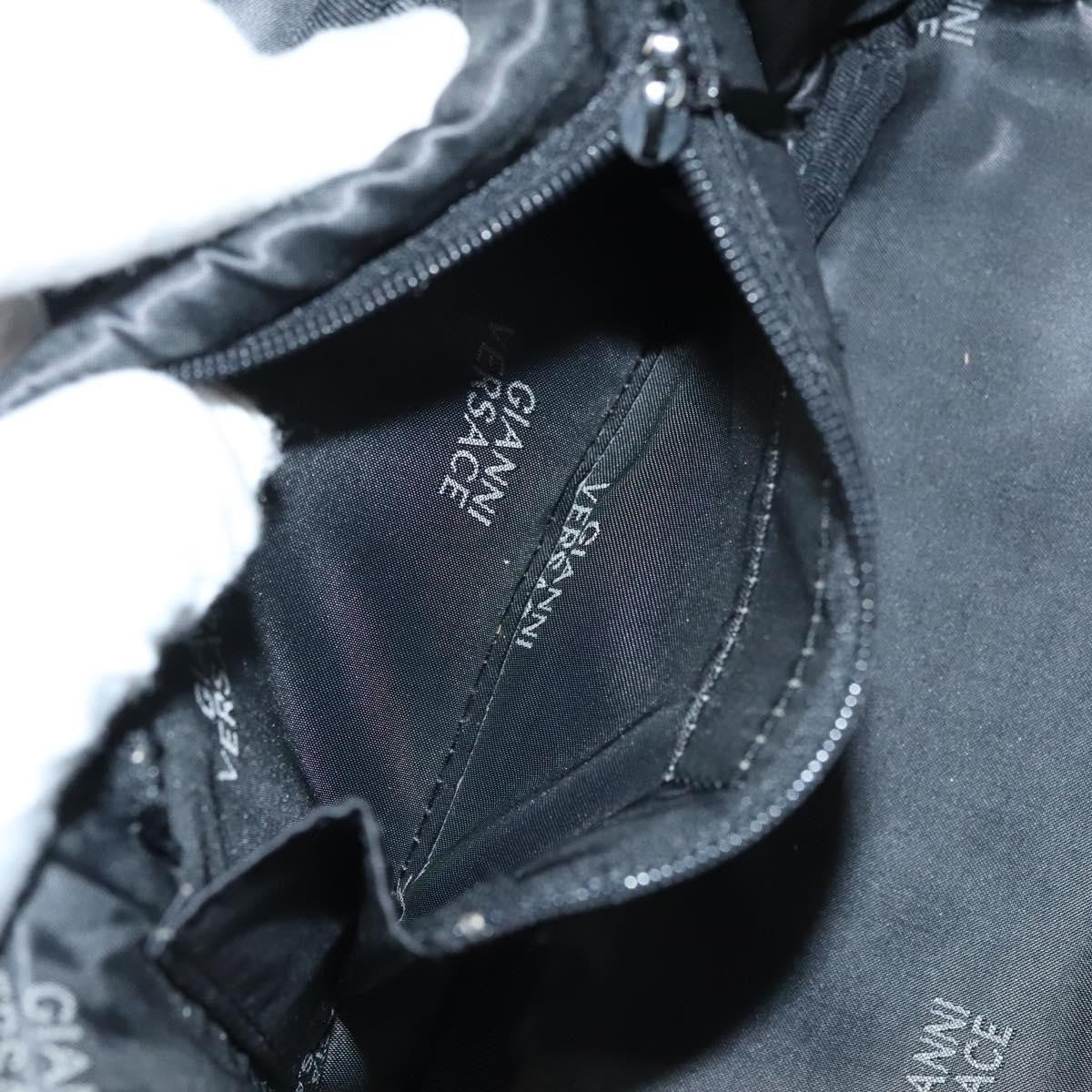 Versace Vanity Hand Bag Canvas and Leather