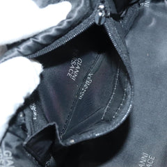 Versace Vanity Hand Bag Canvas and Leather