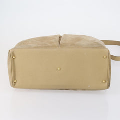 Gucci Vintage Bamboo Handle Bag Suede