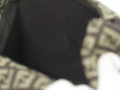 Fendi Mamma Baguette Shoulder Bag Canvas