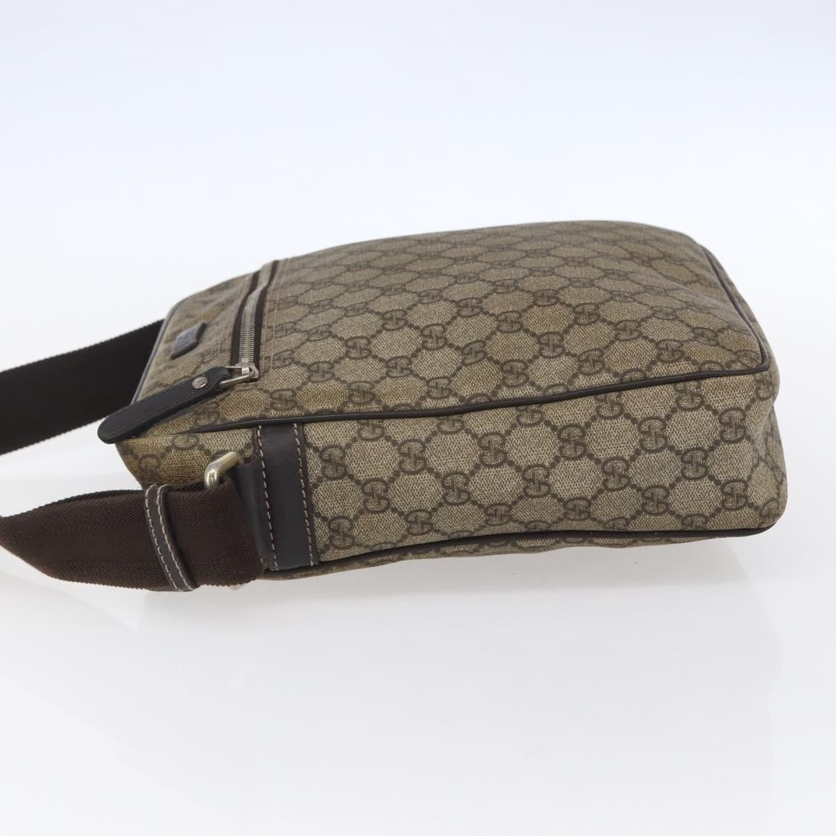 Gucci Front Zip Messenger GG Coated Canvas