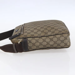 Gucci Front Zip Messenger GG Coated Canvas