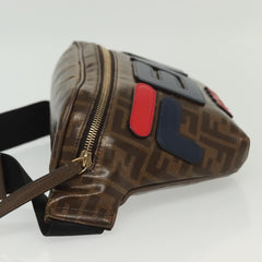 Fendi Mania Logo Waist Bag Zucca Coated Canvas