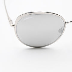 Chanel CHANEL Logo Sunglasses Eye Wear Plastic