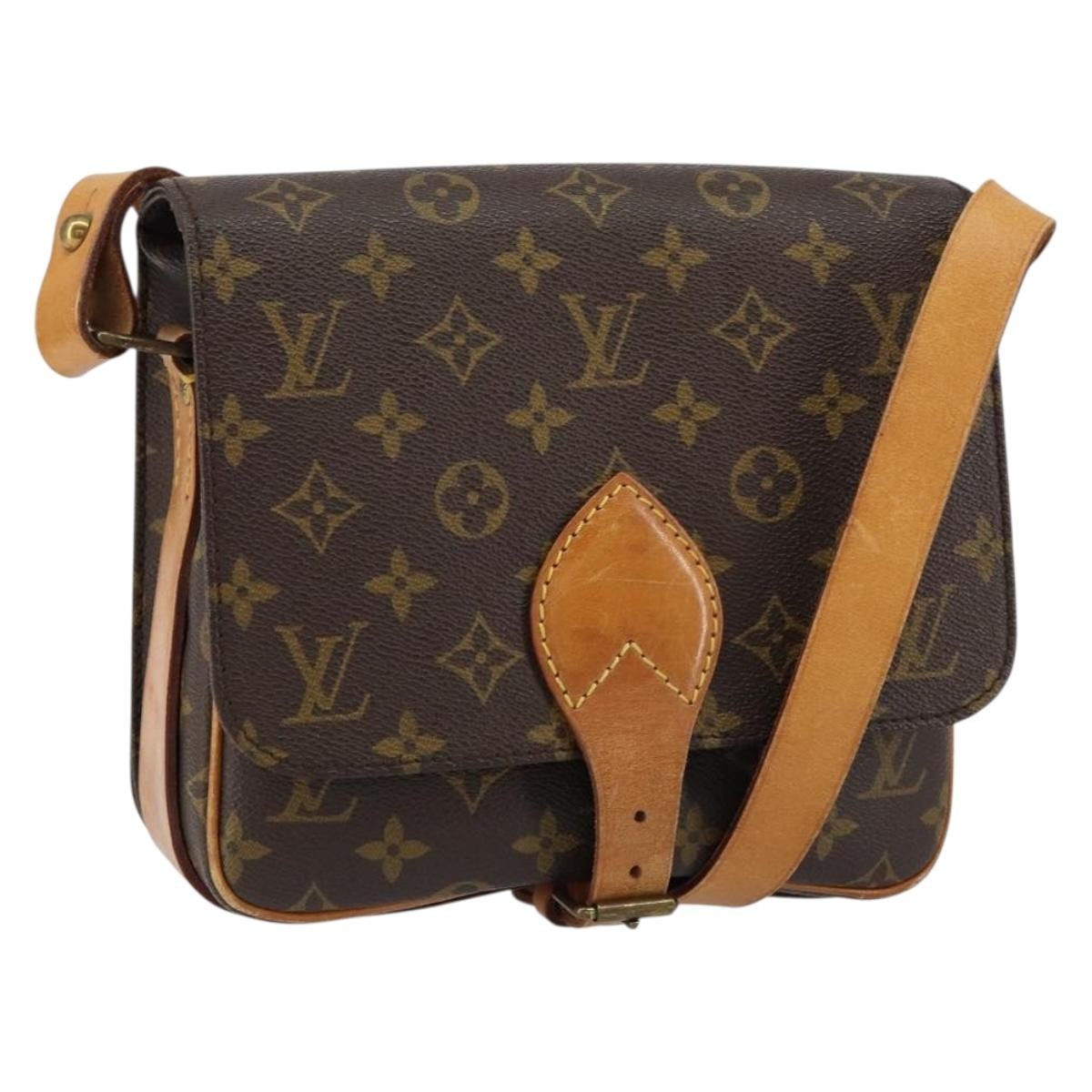 Louis Vuitton Cartouchiere Handbag Monogram Canvas