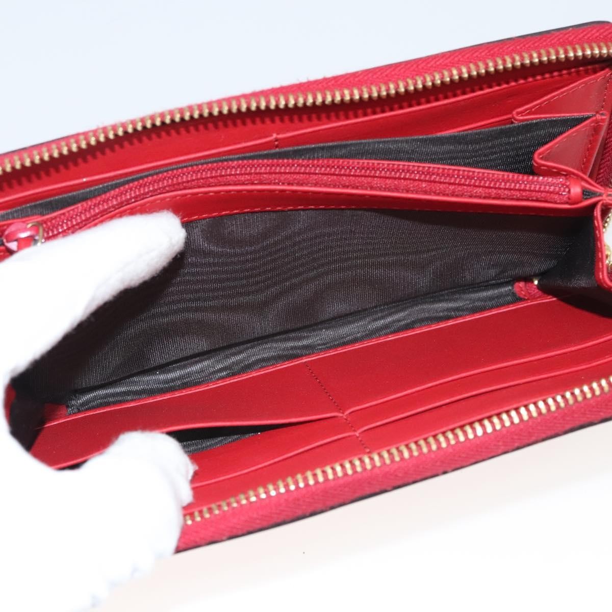 Gucci Bamboo Tassel Zip Organizer Wallet Leather