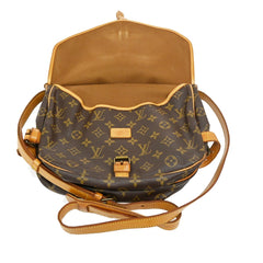 Louis Vuitton Saumur Handbag Monogram Canvas