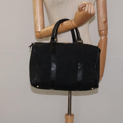 Celine C Sulky Handbag Canvas