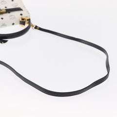 MCM Visetos Handbag Canvas and Leather