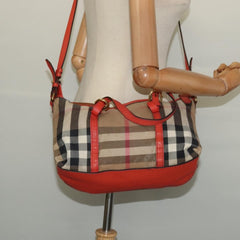 Burberry Bridle House Salisbury Tote Nova Check Canvas