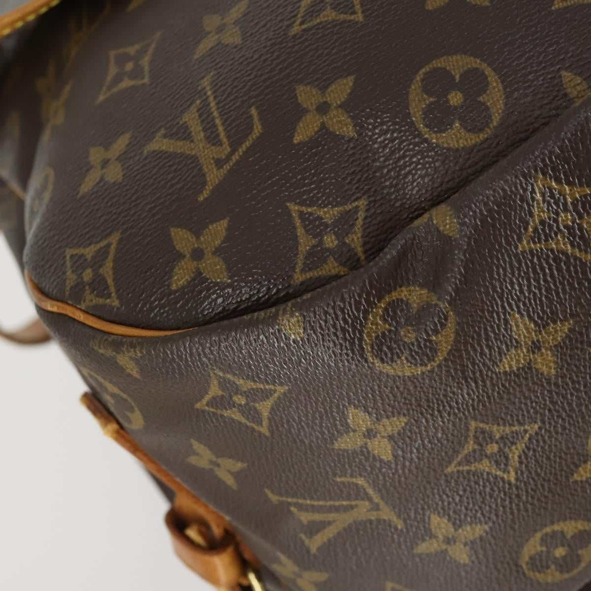 Louis Vuitton Saumur Handbag Monogram Canvas